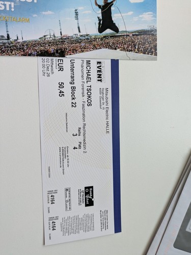 Ticket michael tsokos - ticket,