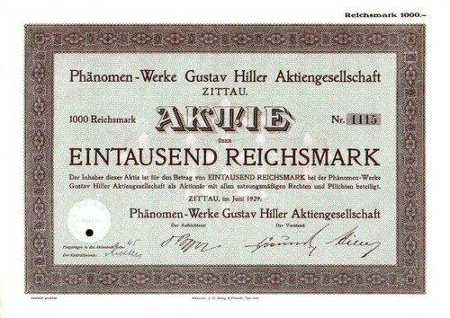 Lot phänomen werke - 50, phänomen-werke