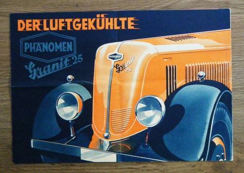 Altes werbeprospekt der - altes,